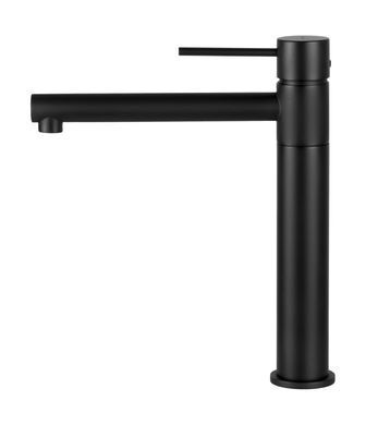 Смеситель для кухни CORSAN LUGO BLACK MATT черный з подвижным носиком *
