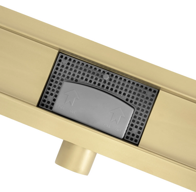 Трап для душа REA NEOX 90 GOLD 2в1 золотой