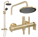 Душевой гарнитур REA HUNTER BRUSHED GOLD