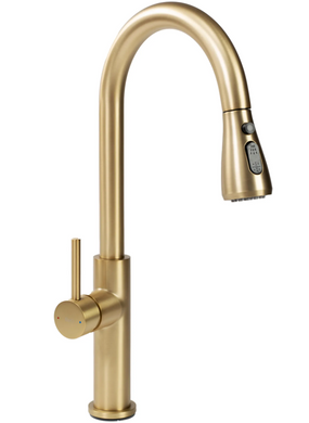 Змішувач для кухні REA NEST BRUSHED GOLD матове золото