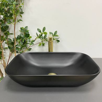 Умывальник (раковина) VBI AVEZZANO BLACK MATT накладной