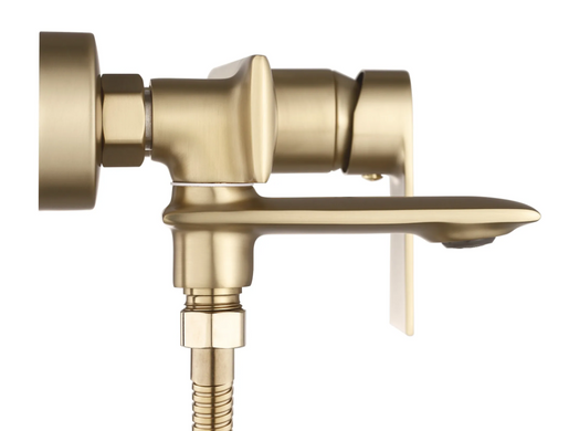 Змішувач для ванни REA VENETA BRUSHED GOLD з виливом