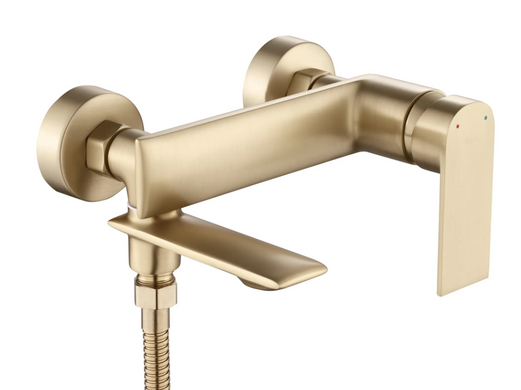 Змішувач для ванни REA VENETA BRUSHED GOLD з виливом