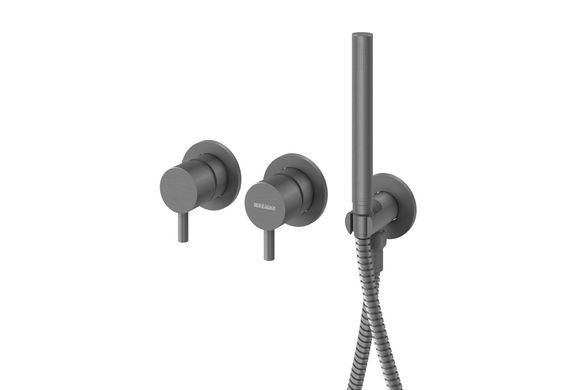 Душевая система KOHLMAN AXEL 25 GRAPHITE + BOX скрытого монтажа
