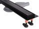 Трап для душу REA NEOX 90 SUPERFLOW BLACK 2в1 чорний