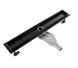 Трап для душу REA NEOX 90 SUPERFLOW BLACK 2в1 чорний