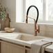 Змішувач для кухні REA CASTOR BLACK BRUSHED COPPER