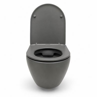 Подвесной унитаз VBI VULCANO GREY MATT