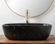 Умывальник (раковина) REA BELINDA BLACK MARBLE MATТ накладной