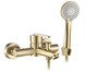 Смеситель для ванны и душа REA ONTARIO BRUSHED GOLD с изливом