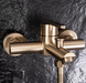 Смеситель для ванны и душа REA ONTARIO BRUSHED GOLD с изливом
