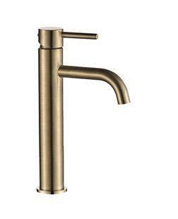 Смеситель для раковины VBI MILANO BRUSHED GOLD высокий