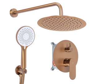 Душевая система REA DROP BRUSHED COPPER + BOX скрытого монтажа