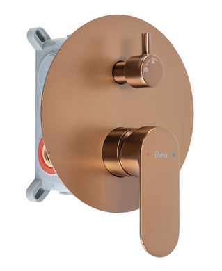 Душевая система REA DROP BRUSHED COPPER + BOX скрытого монтажа