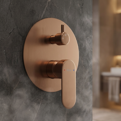 Душевая система REA DROP BRUSHED COPPER + BOX скрытого монтажа