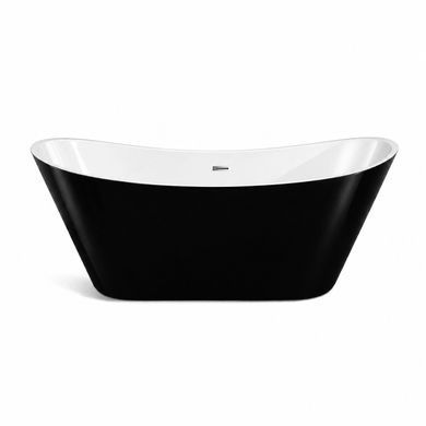 Ванна VBI MARMOLADA BLACK 170 x 75 отдельностоящая