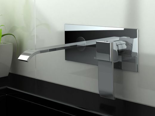 Смеситель для раковины (умывальника) KOHLMAN AXIS CHROME + BOX скрытого монтажа