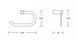 Держатель для туалетной бумаги VBI PLUTO CHROME