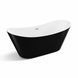 Ванна VBI MARMOLADA BLACK 170 x 75 отдельностоящая
