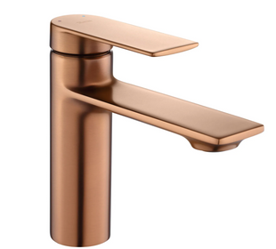Змішувач для раковини REA STORM BRUSHED COPPER низький