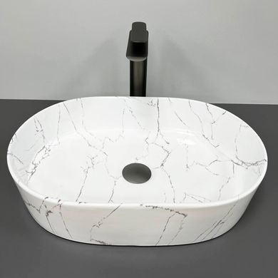 Умывальник (раковина) VBI VERONA 50 MARMO GLOSSY накладной