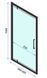 Душевая кабина REA RAPID SWING 80x90 BLACK