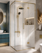 Душевой гарнитур REA VISION BRUSHED GOLD с изливом