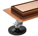 Трап для душа REA NEOX 70 PRO BRUSHED COPPER
