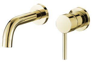 Смеситель для раковины VBI MILANO GOLD скрытого монтажа