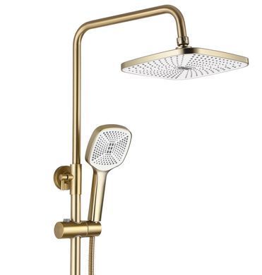 Душевой гарнитур REA ARGUS BRUSHED GOLD золотой матовый с изливом
