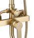 Душевой гарнитур REA ARGUS BRUSHED GOLD золотой матовый с изливом