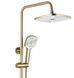 Душевой гарнитур REA ARGUS BRUSHED GOLD золотой матовый с изливом