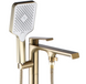 Смеситель для ванны REA HASS BRUSHED GOLD напольный