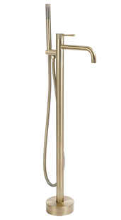Смеситель для ванны REA VENTI BRUSHED GOLD напольный