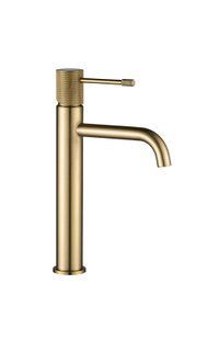 Змішувач для раковини VBI MILANO UNO BRUSHED GOLD високий