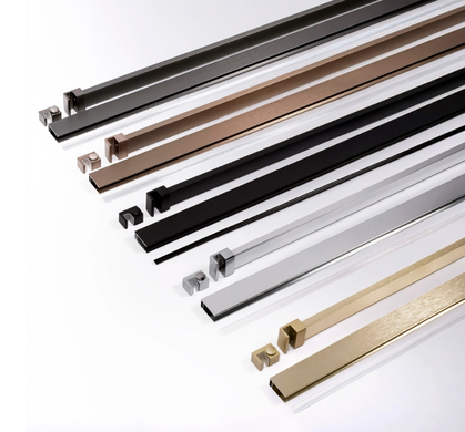 Душевая стенка REA FLEXI 120 TRANSPARENT BRUSHED COPPER
