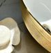 Умивальник (раковина) REA STELLA BRUSHED GOLD WHITE накладний