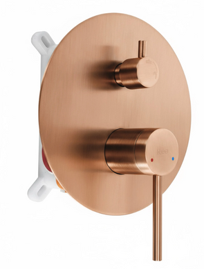Душова система REA FOSS CLIF BRUSHED COPPER + BOX прихованого монтажу