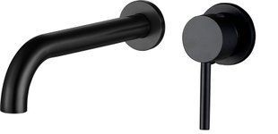 Смеситель для раковины VBI MILANO LONG BLACK скрытого монтажа