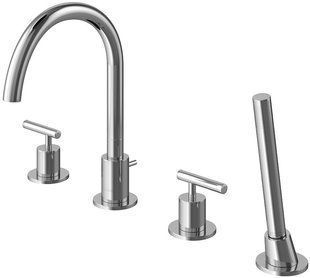 Смеситель для ванны KOHLMAN ROXIN CHROME на борт ванны *