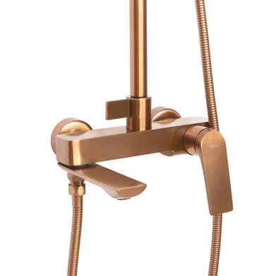 Душевой гарнитур REA AVALON BRUSHED COPPER с изливом