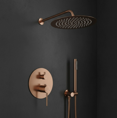 Душова система REA FOSS CLIF BRUSHED COPPER + BOX прихованого монтажу