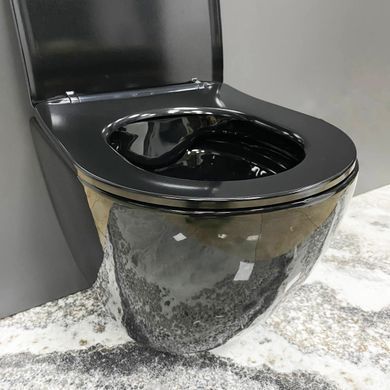 Підвісний унітаз VBI VULCANO BLACK GLOSSY
