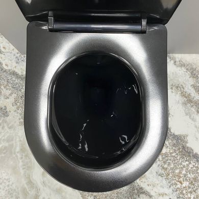 Підвісний унітаз VBI VULCANO BLACK GLOSSY