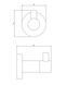 Крючок для полотенец OMNIRES MODERN PROJECT GRAPHITE