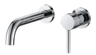 Смеситель для раковины VBI MILANO LONG CHROME скрытого монтажа
