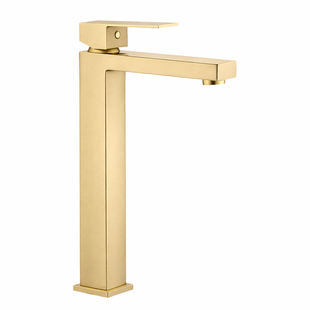 Змішувач для раковини VBI LORENO BRUSHED GOLD високий