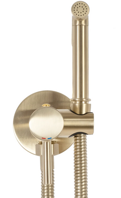 Набор гигиенического душа REA LOOP BRUSHED GOLD матовое золото