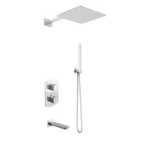Душова система KOHLMAN FOXAL 35 CHROME з термостатом + BOX прихованого монтажу