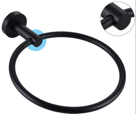 Рушникотримувач кільце REA 332915A MIST 05 BLACK